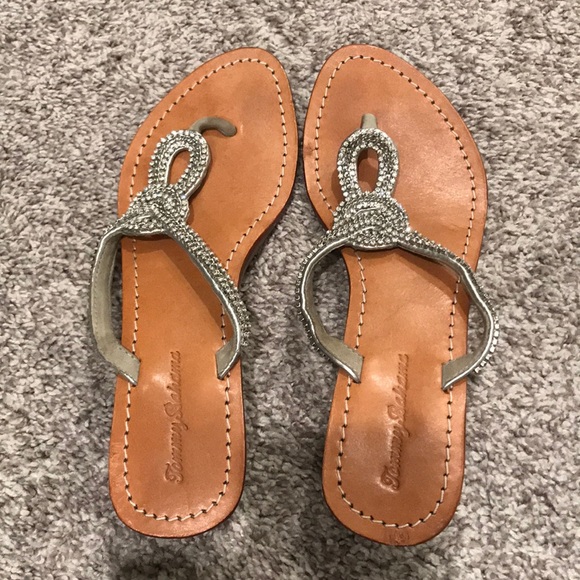 Tommy Bahama Shoes - Tommy Bahama Thong Rhinestone Sandals